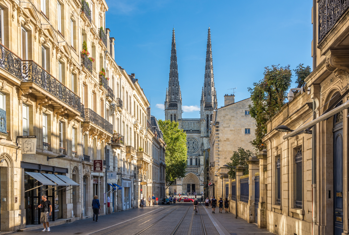 Vue sur le centre historique de Bordeaux