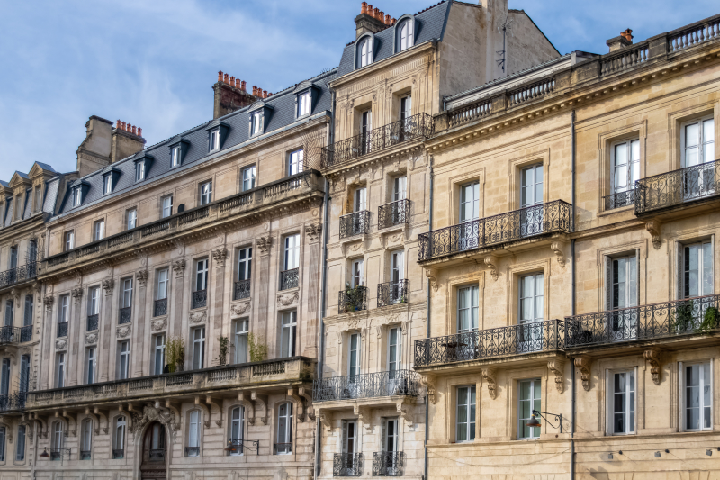 Quartier des Chartrons Bordeaux – Des immeubles typiques du centre-ville de Bordeaux