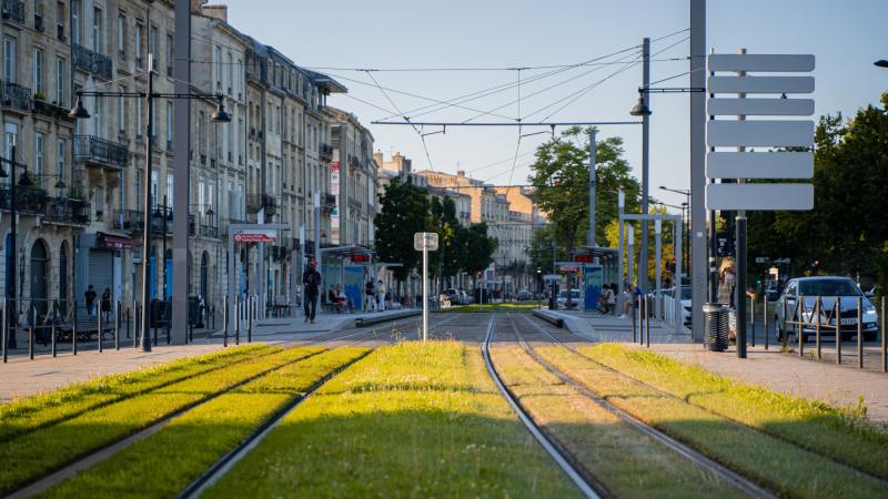 Plan mobilité Bordeaux – Les voies de tramway à Bordeaux