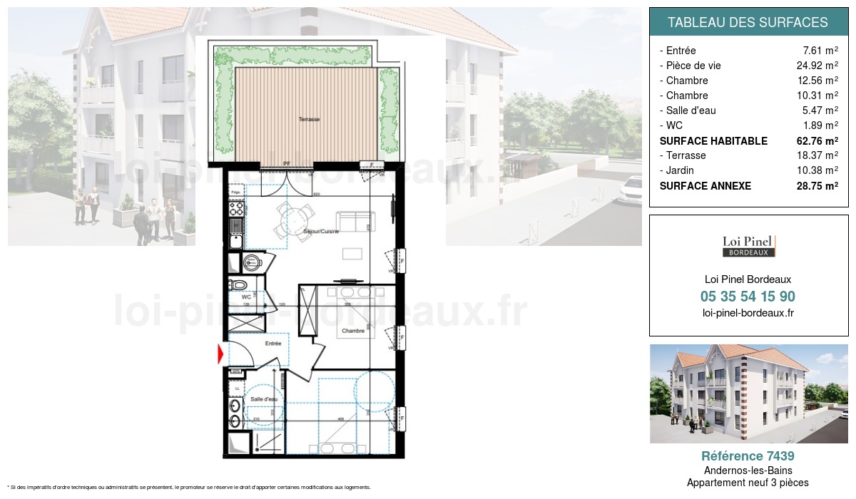 Plan de la résidence