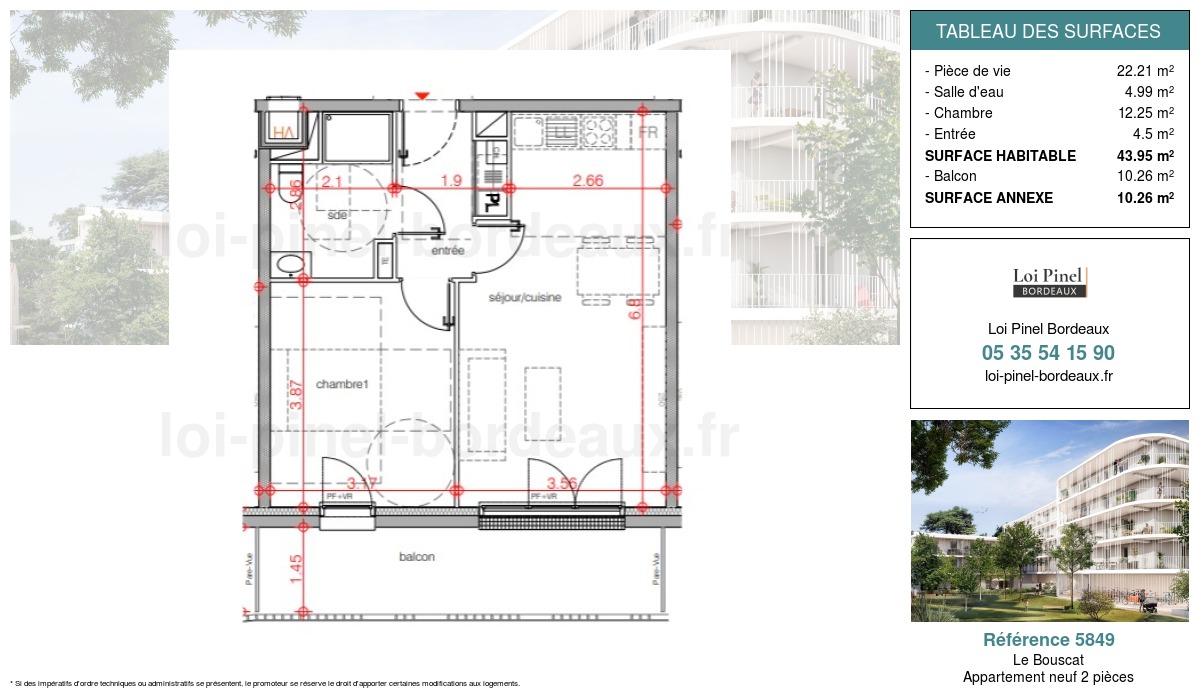 Plan de la résidence