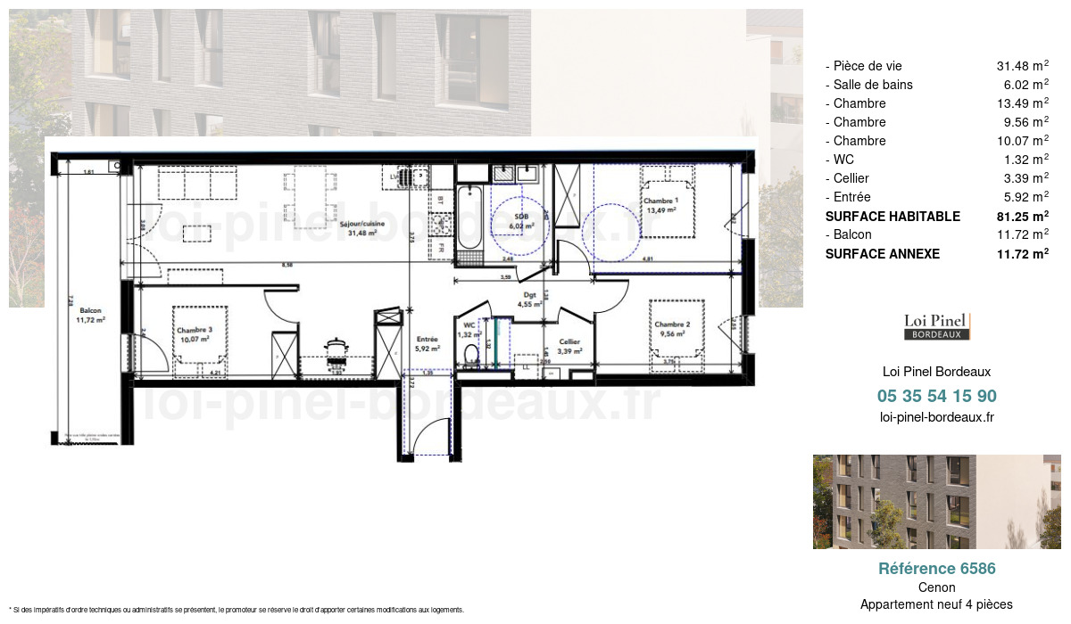 Plan de la résidence