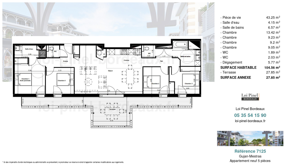 Plan de la résidence